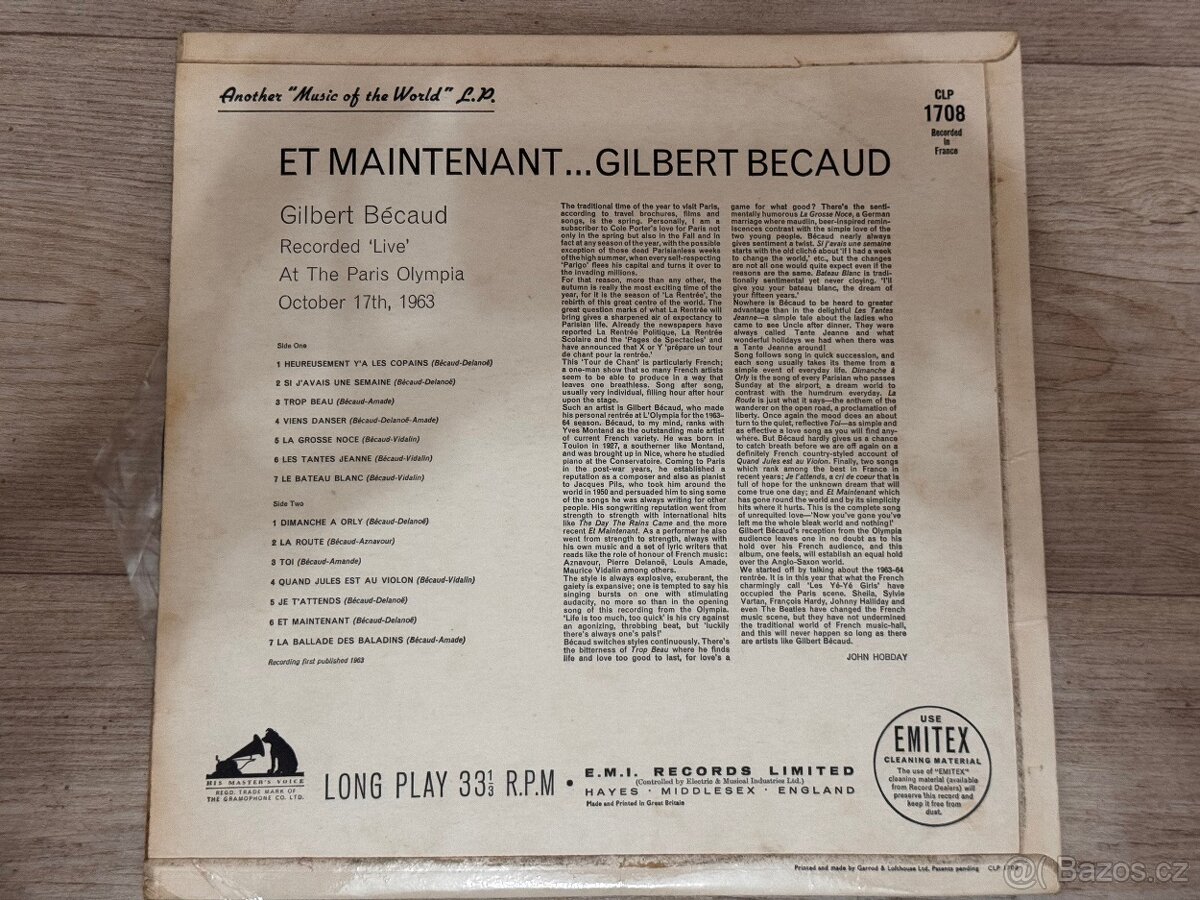 8 x LP desky (Madonna, Bartošová, Gott, Becaud, Fitzgerald.) - 4