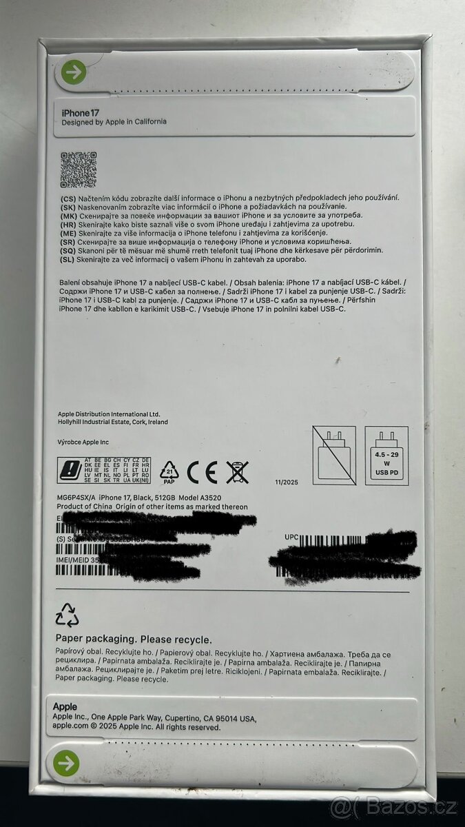 iPhone 17 512GB černá - Nový, nerozbalený, záruka 2 roky - 4