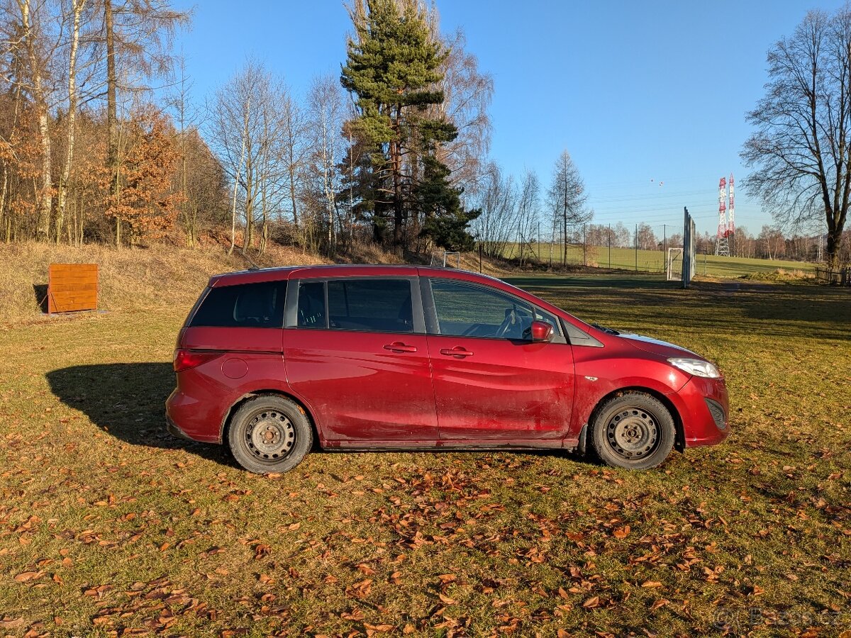Mazda 5 • 2011 • 1.8 benzín • 195 000 km • 7 míst • nová STK - 4