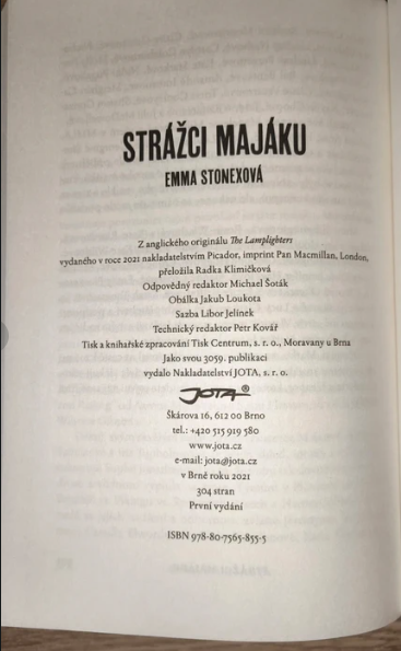Strážci majáku - Emma Stonexová - 4