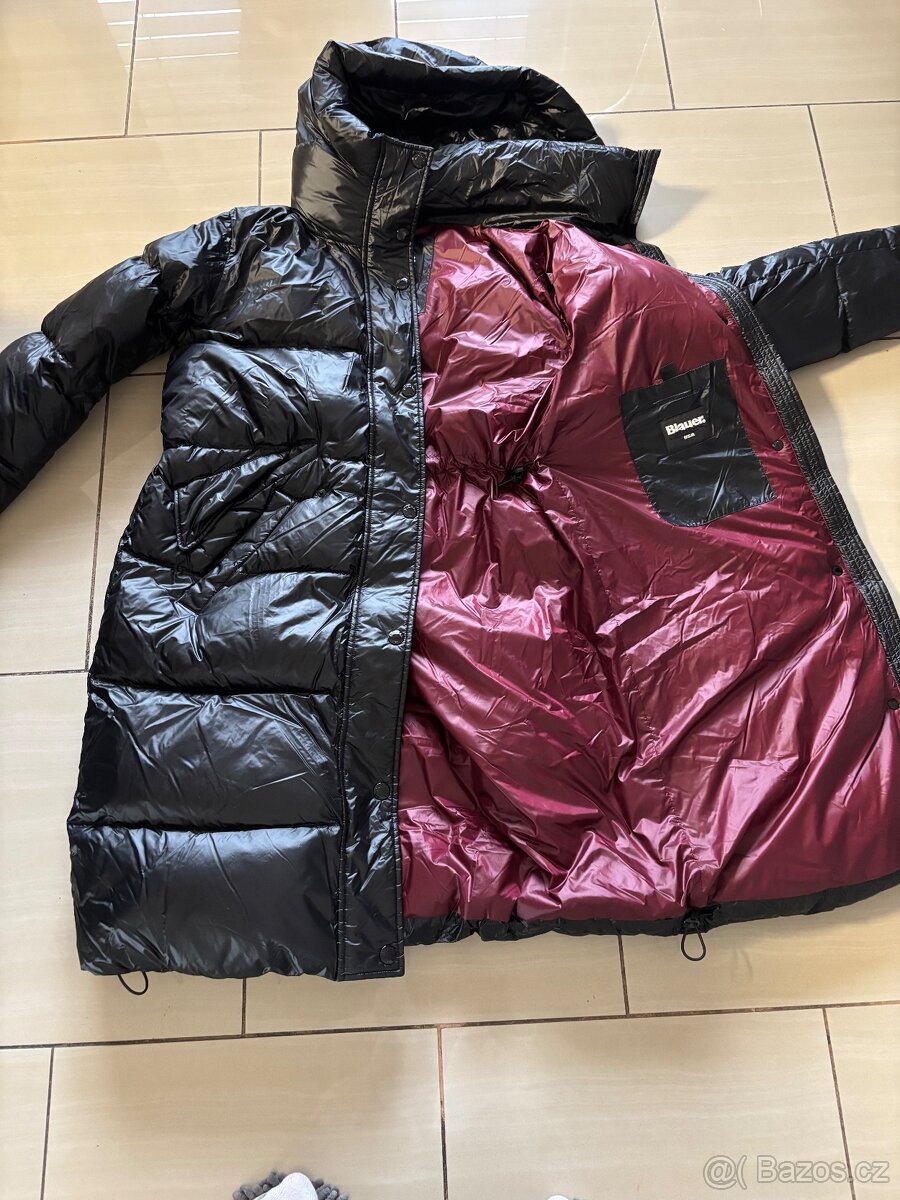 Blauer péřový kabát - 4