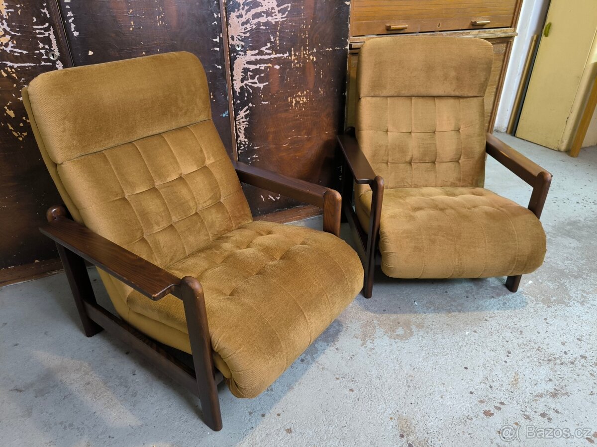 Párová čalouněná křesla Barbora - 4