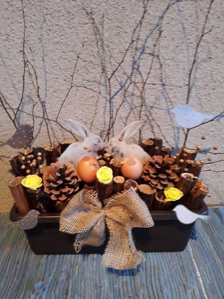 TRUHLÍKY VELIKONOČNÍ NA OKNA - 4