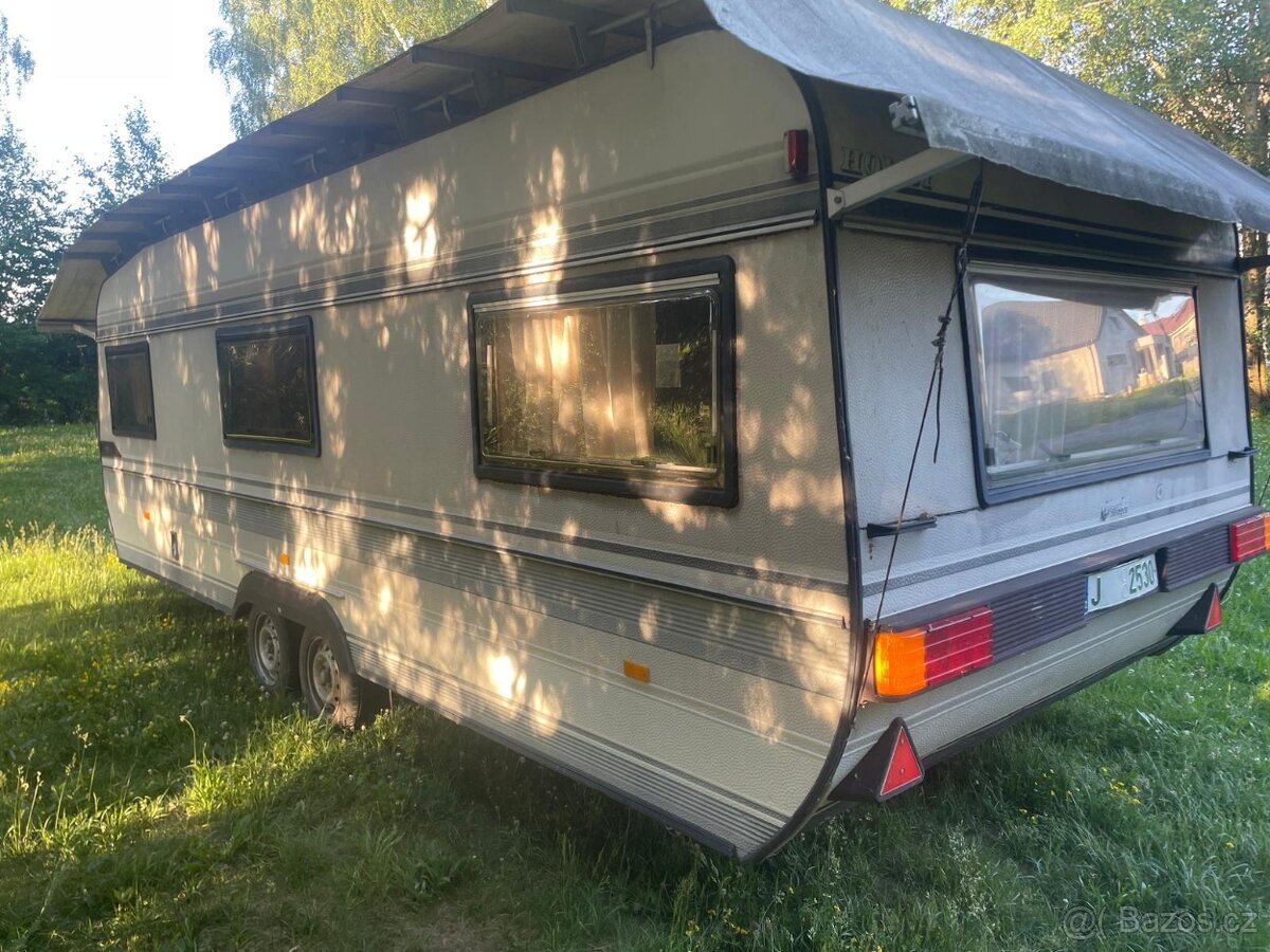 Hobby 620, Tropicco, suchý pěkný karavan plus předstan - 4