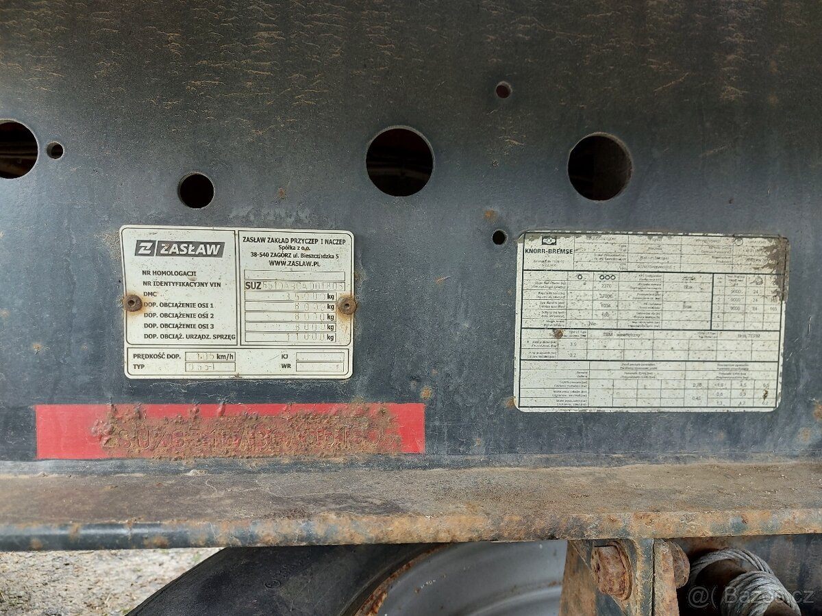 Návěs ZASLAW klanicový NOVÁ CENA - 4