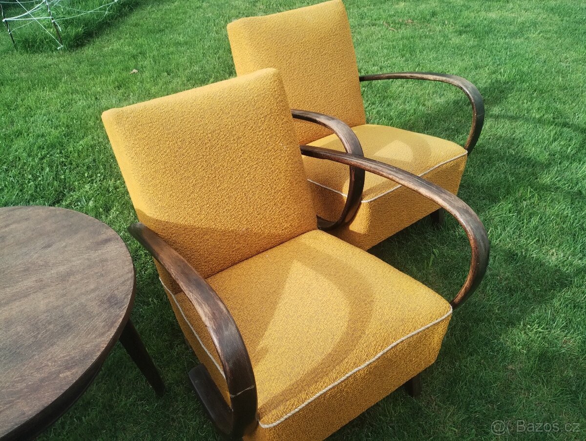 Sada křesla halabala + židle+ stolek - 4