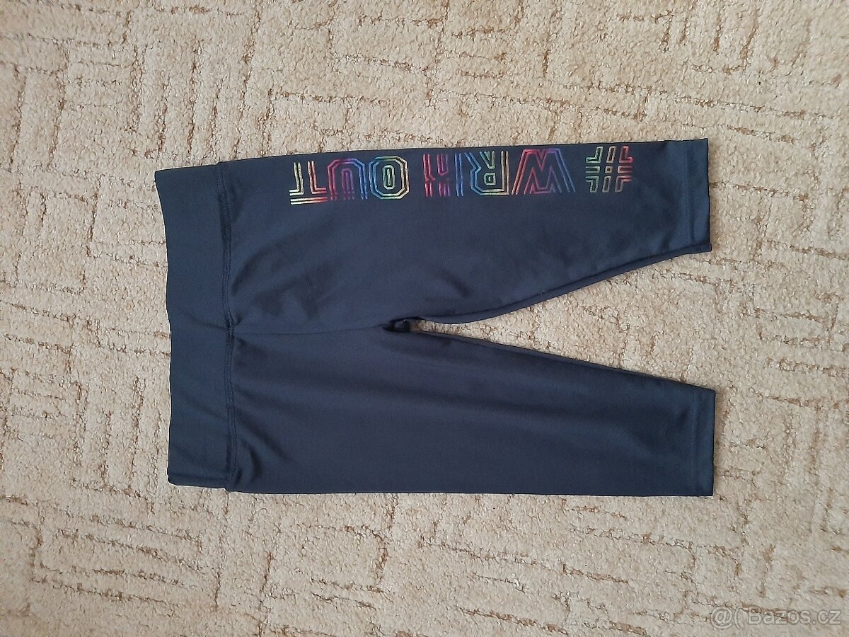 Dívčí sportovní ¾ legíny, vel. 122-140 - 4