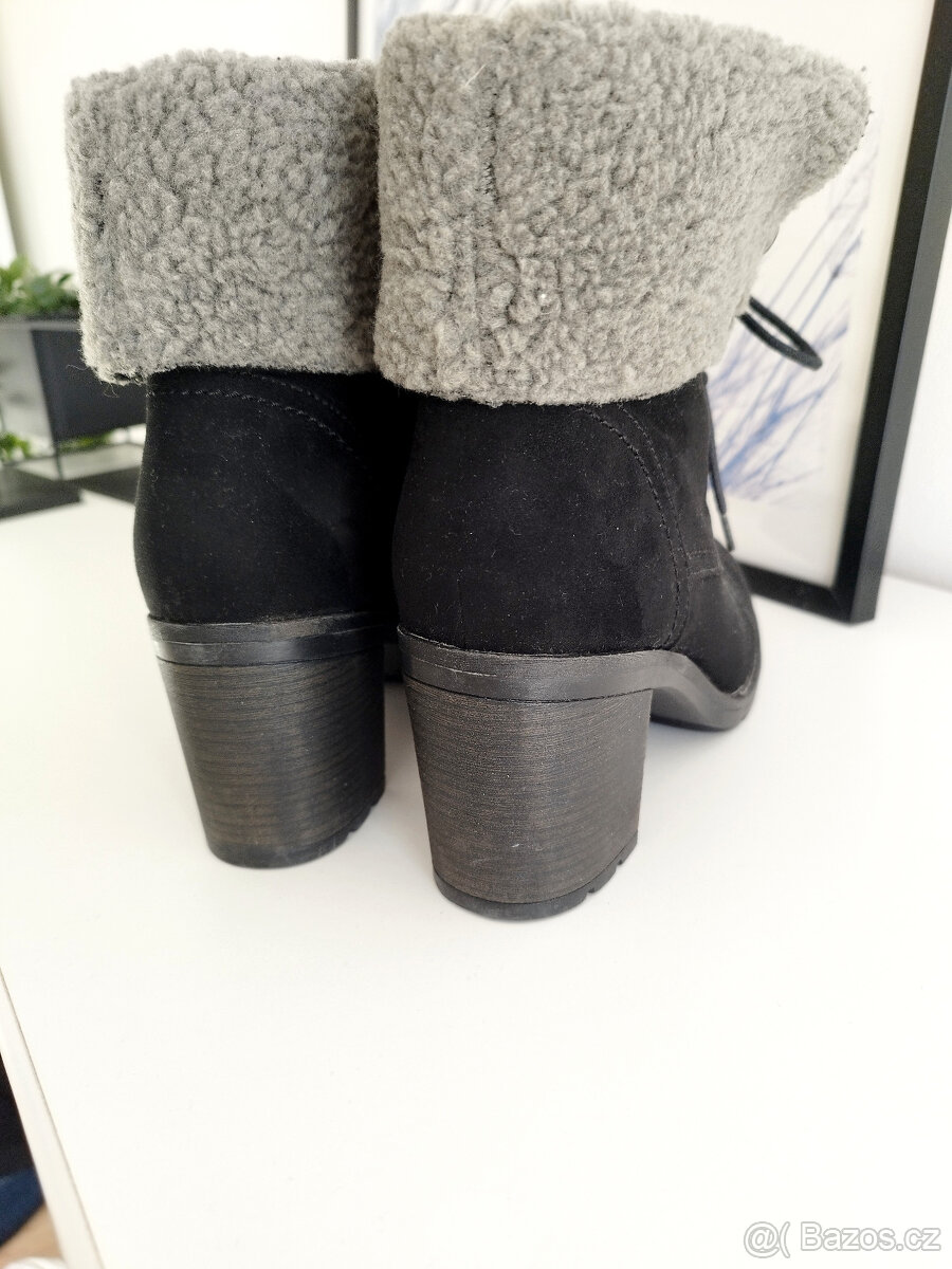 Zimní boty Deichmann kozačky vel. 39 - 4