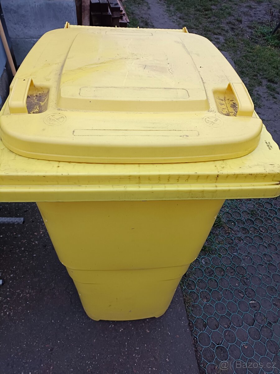 Žlutá popelnice 240l - 4