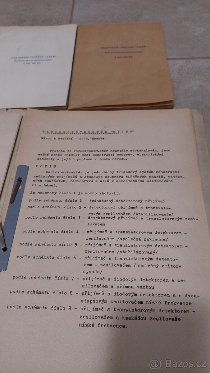 Sovětská stavebnice Radio Konstruktor - 4