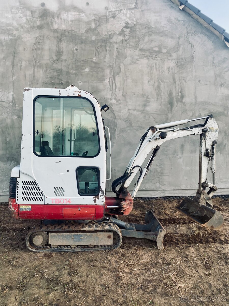 Minibagr Takeuchi TB014 – plně funkční, ihned k dispozici - 4