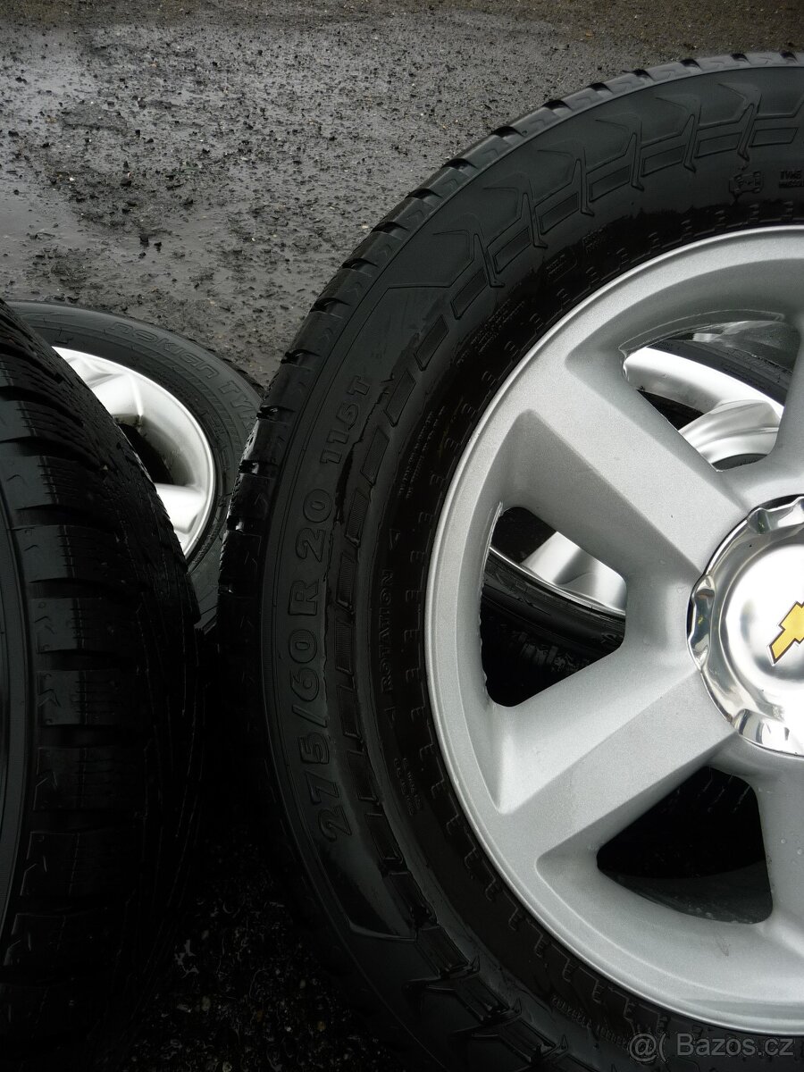 Originální kola CHEVROLET po renovaci ZIMNÍ PNEU 275/60/20 - 4