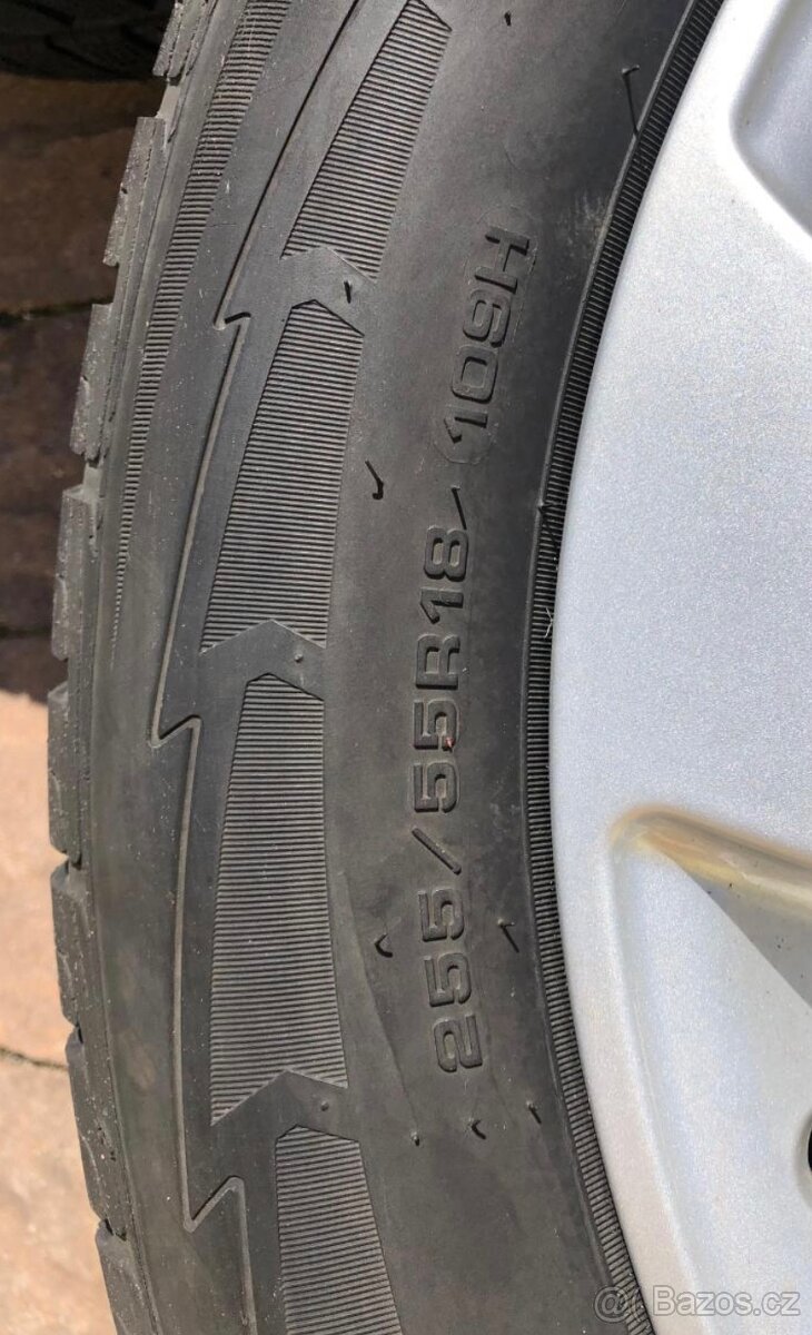 Disky, kola + zimní gumy, pneu, Mercedes, R18 - 4