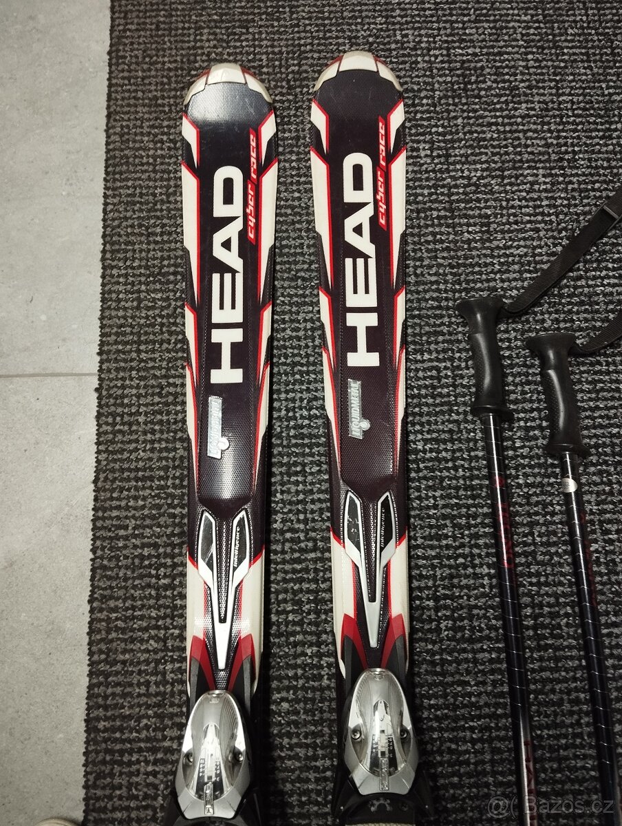 Lyže Head 163cm,Helma, brýle - 4