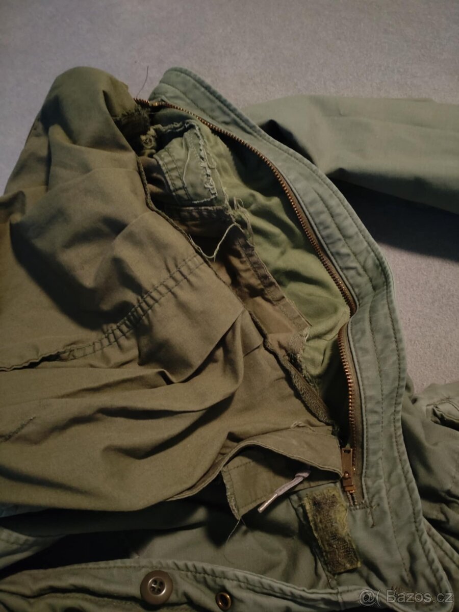 BUNDA PARKA M65 ALPHA INDUSTRIES OLIVE L/R - 4