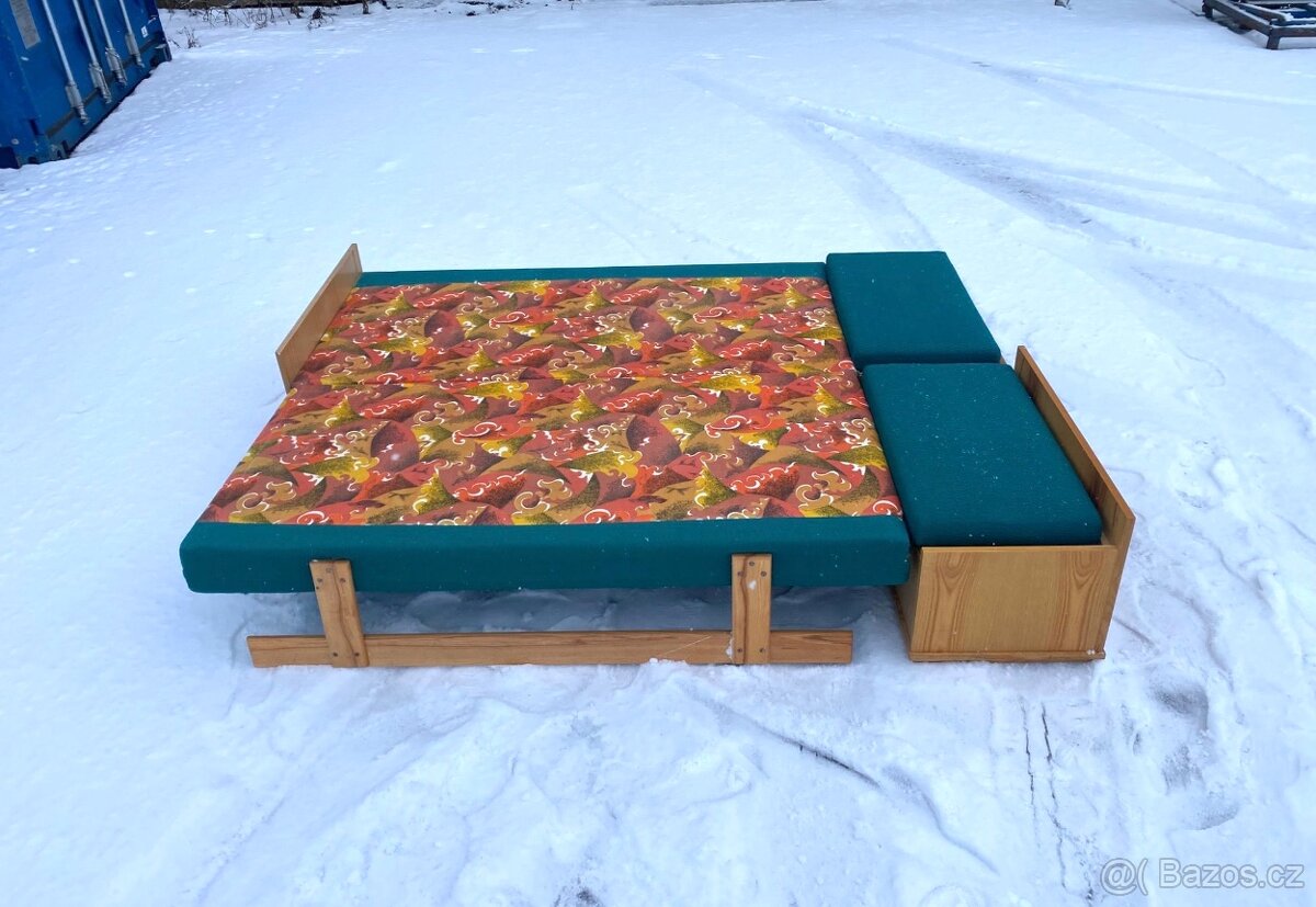 Retro pohovka / sofa 60. léta Brusel - 4