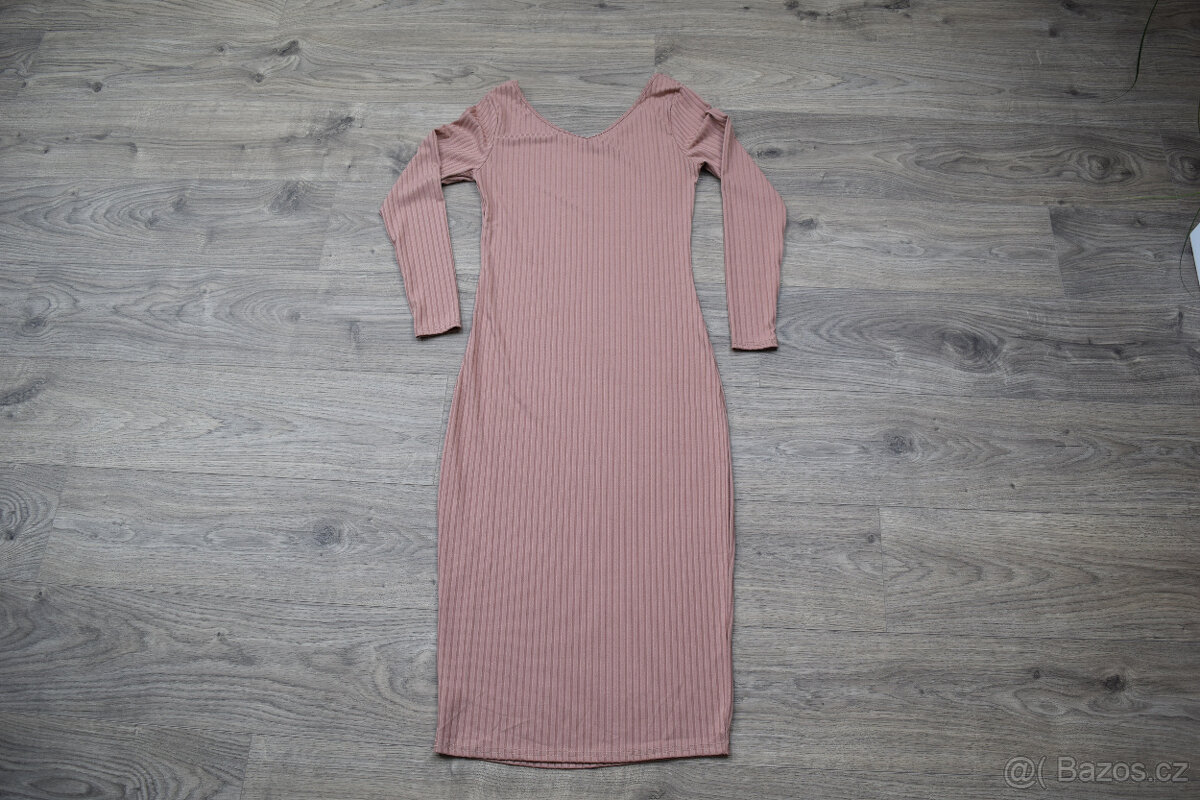 SVĚTLE HNĚDÉ ŠATY, vel. S/M - 4