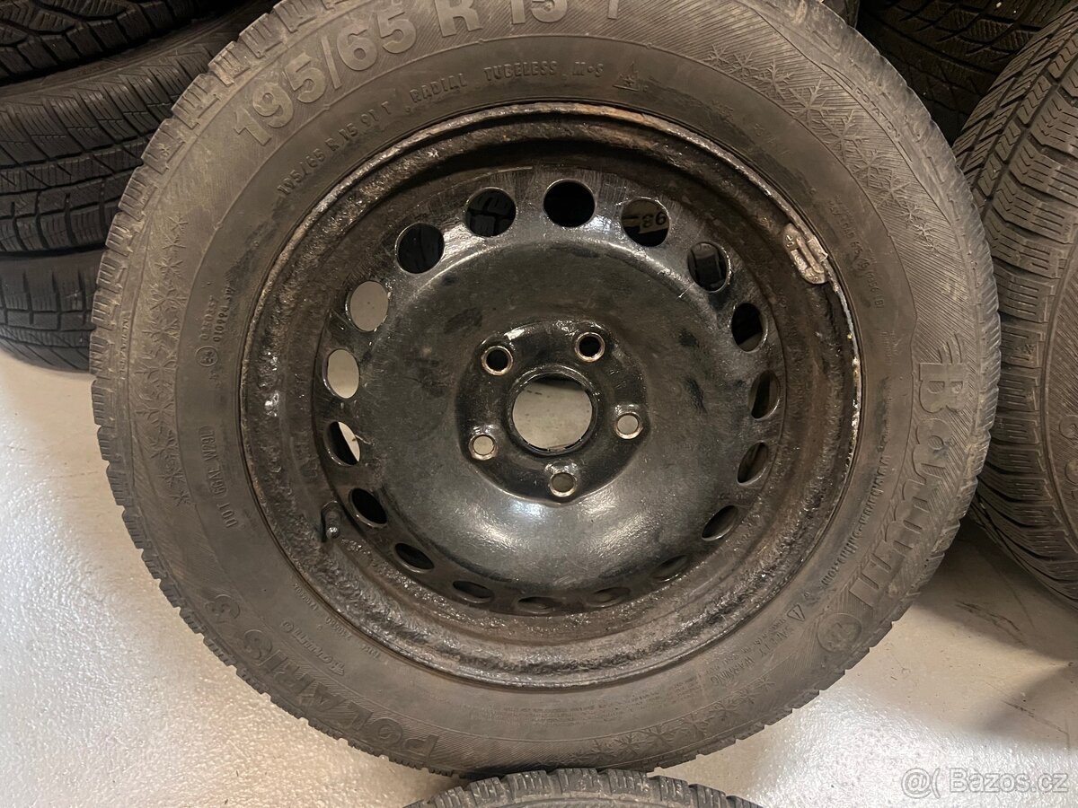 195/65R15 zimní sada škoda octavia III 5x112 6x15 ET43 - 4