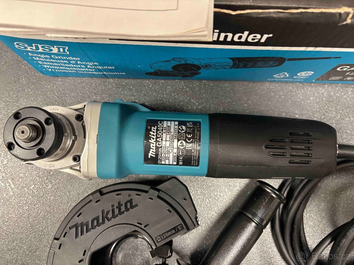 Úhlová bruska Makita GA5040CZ1, 125mm - 4