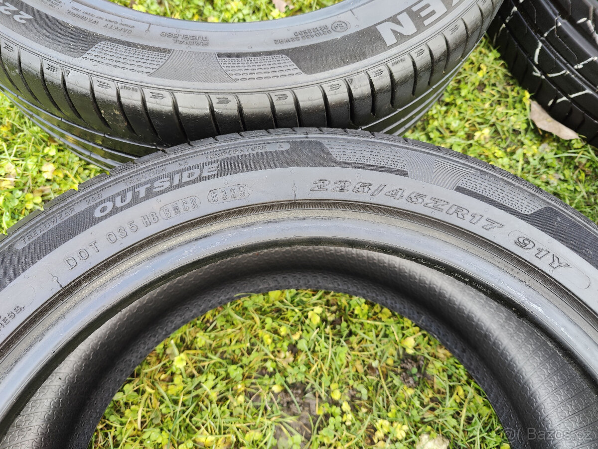 4x letní pneu-sada 225/45 R17 NEXEN, výroba 03-2025 - 4