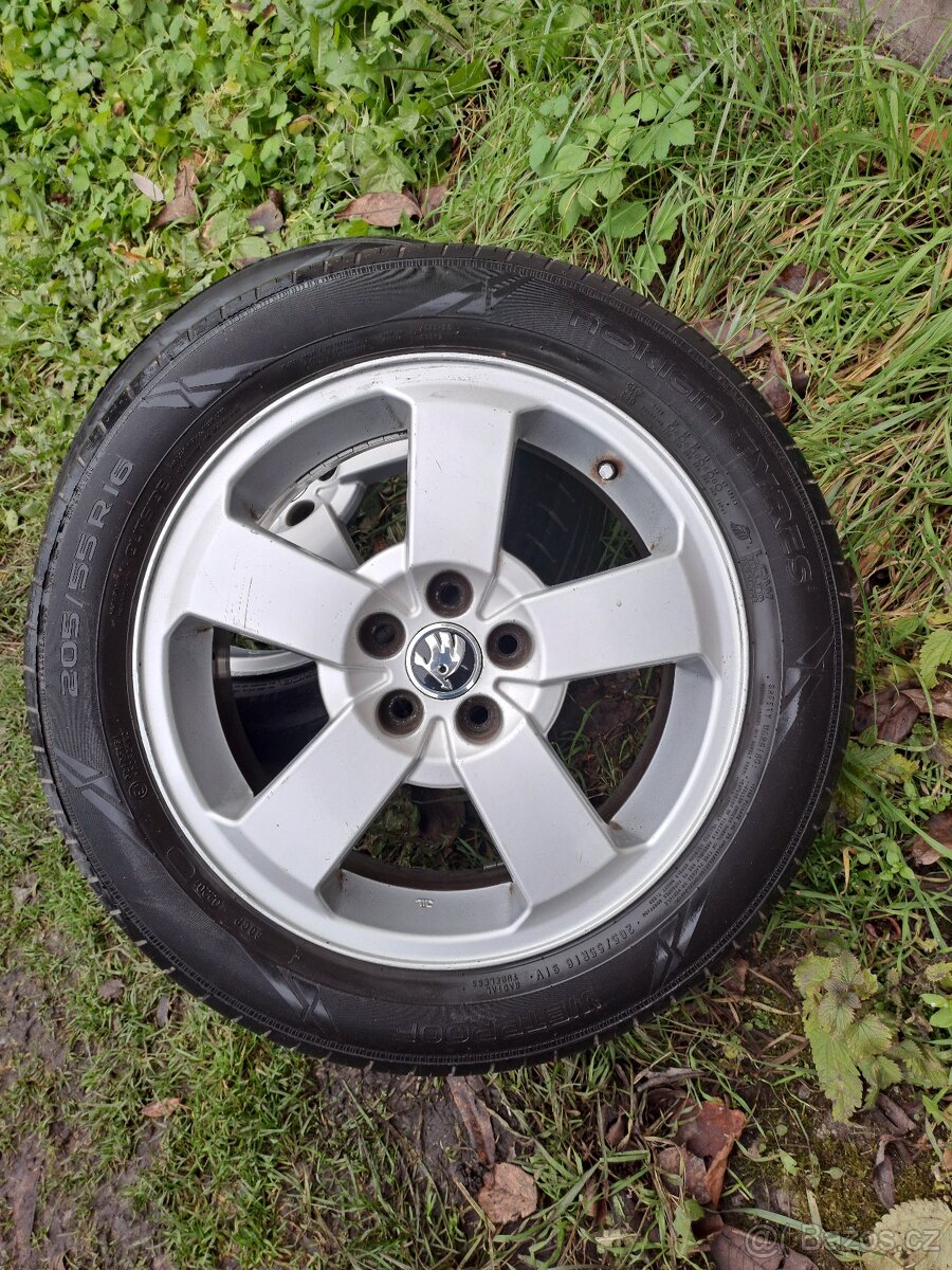 Alu kola 5x100 Octavia I,Golf IV 205//55 R16 - 4