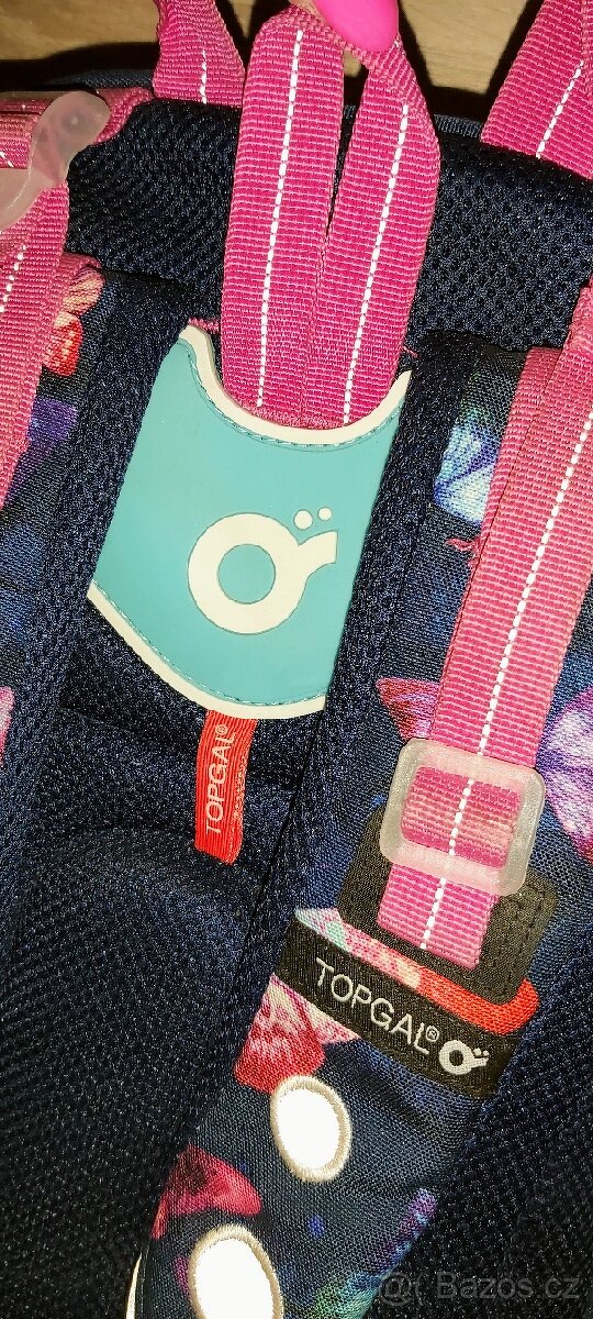 Dívčí školní batoh TOPGAL,vhodný od 2.-5. třídy,pevná záda. - 4