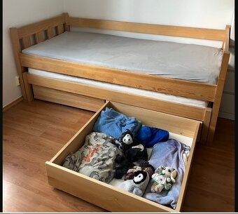 Postel s přistýlkou a šuplíky - 4