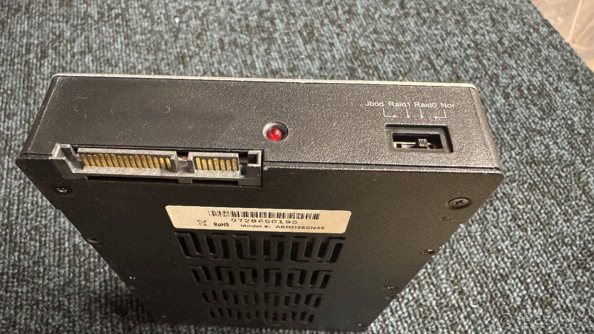 Rámeček Addonics Snap In RAID, pro 2x2.5" HDD SATA - 4