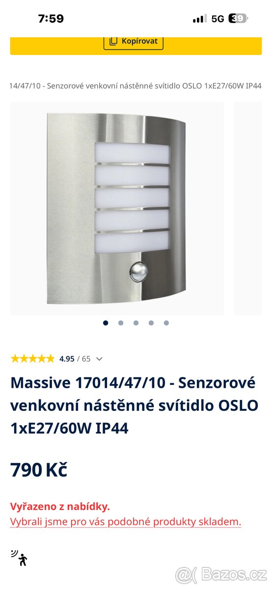 Prodám světla Masaive - 4