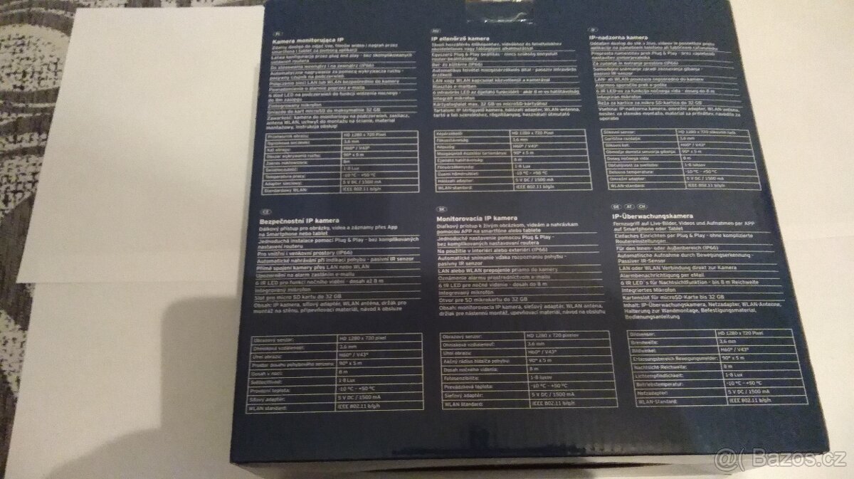 Kamera barevná bezpečnostní IP - 2 ks - 4