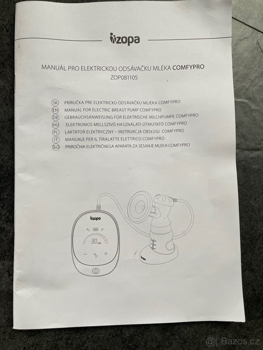 Elektrická odsávačka Zopa Comfy Pro - 4