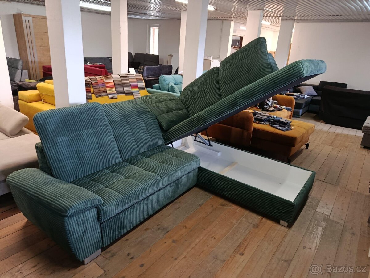 Rohová sedací souprava Lotta za výprodejovou cenu - 4