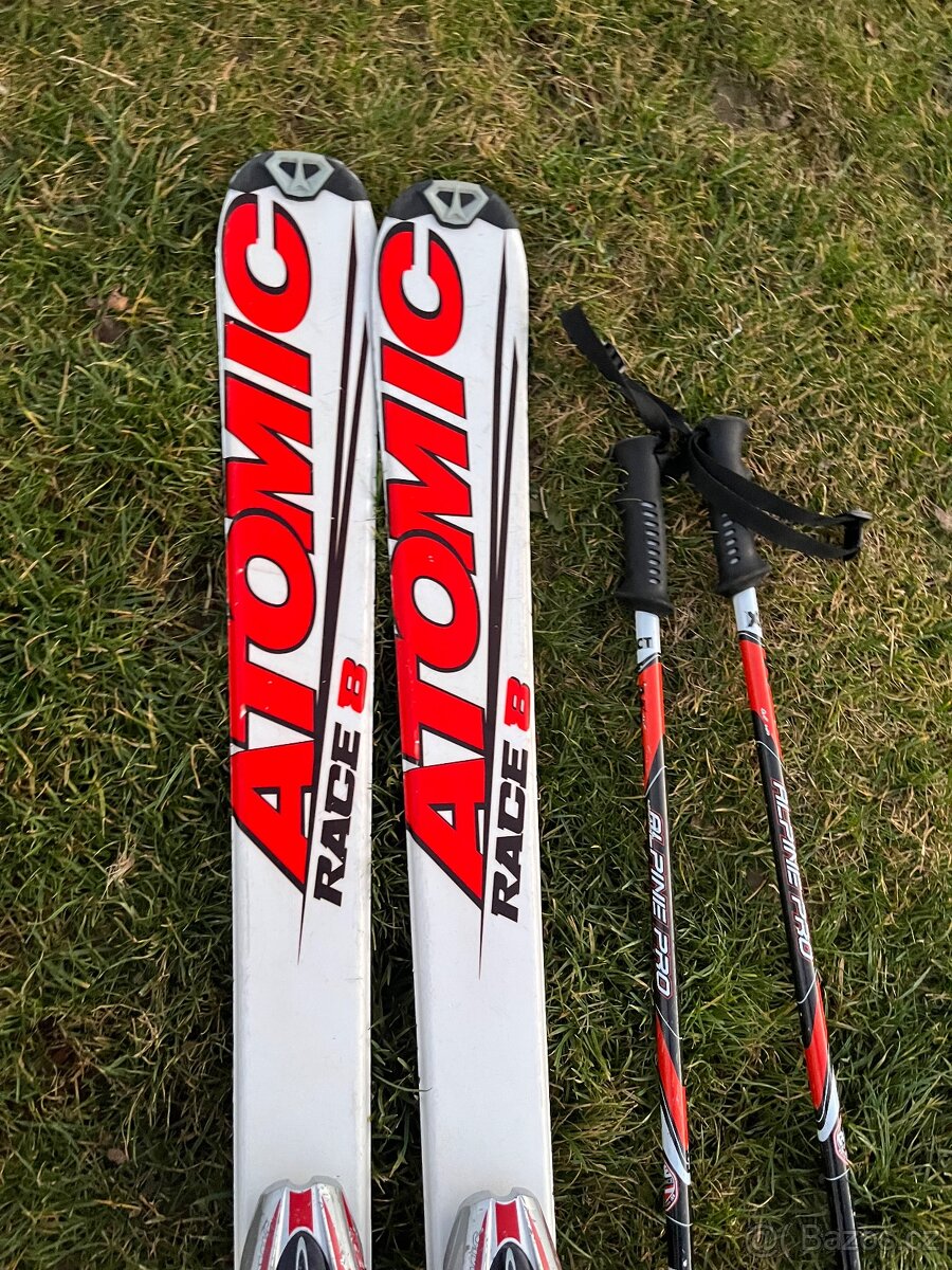 Lyzarsky set lyze Atomic 140cm+boty+hulky - 4