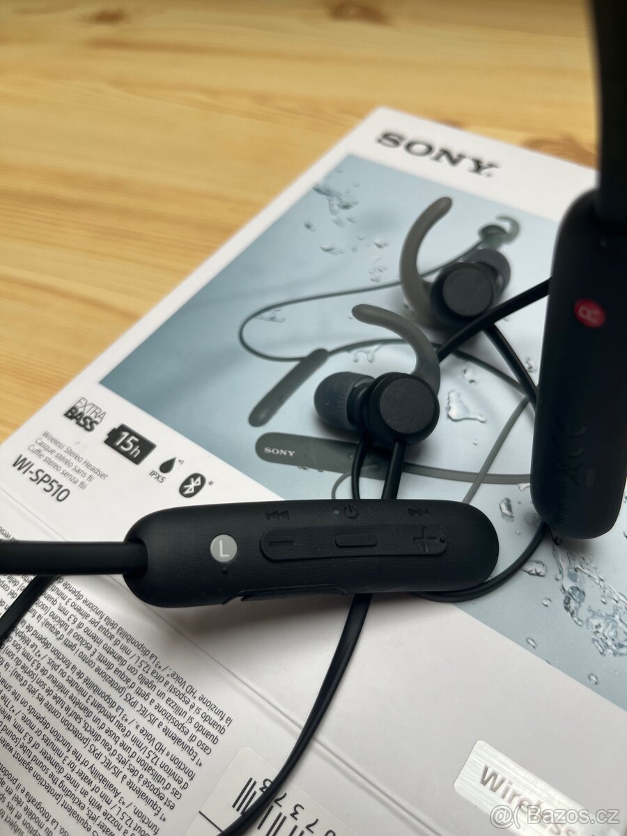 Sony WI-SP510 Zánovní Bluetooth Bezdrátová Sluchátka - 4