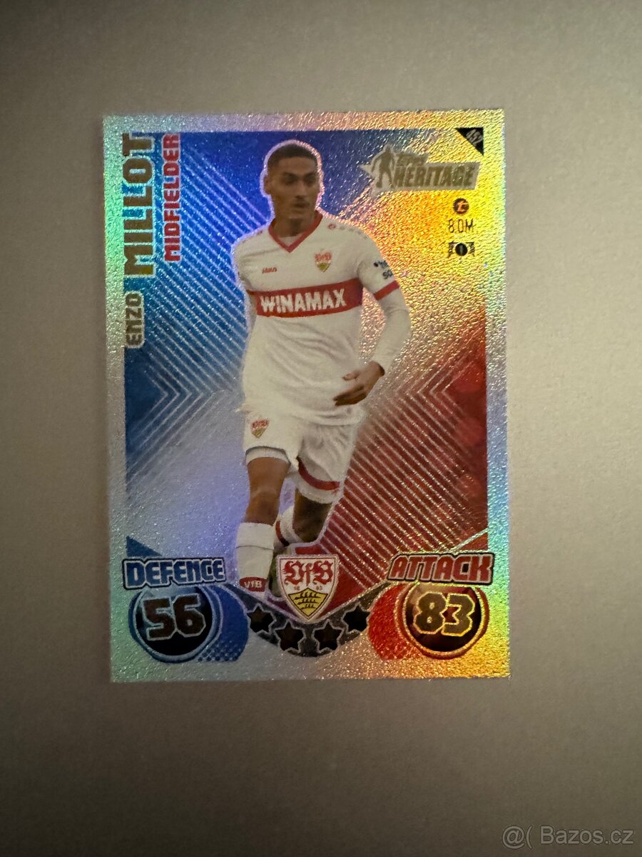 Fotbalové kartičky -4kusy - 4