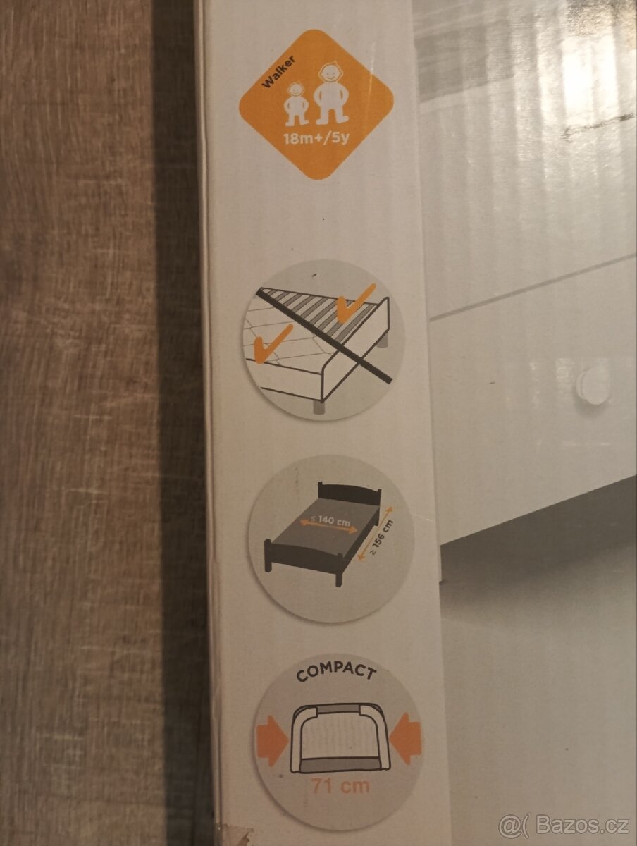 Zábrana na postel 1m - 4