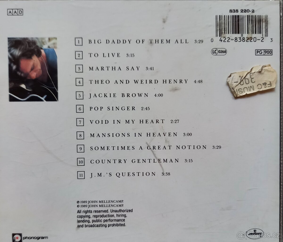 3 x originální hudební CD - 4