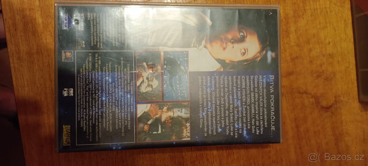 VHS kazety hvězdné valky - 4
