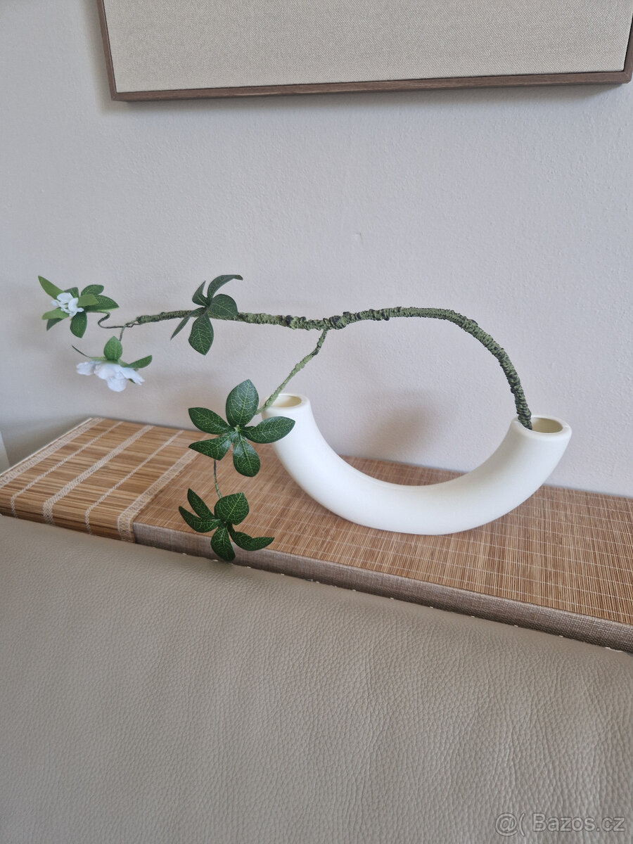 Váza nadčaová +bonsai větev umělá - 4