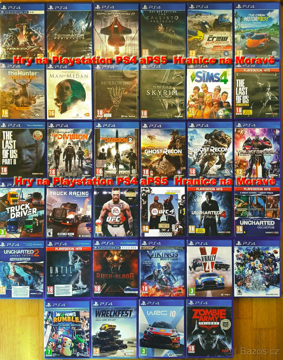 Hry na Playstation PS 4 a PS 5 - 2. část seznamu - 4