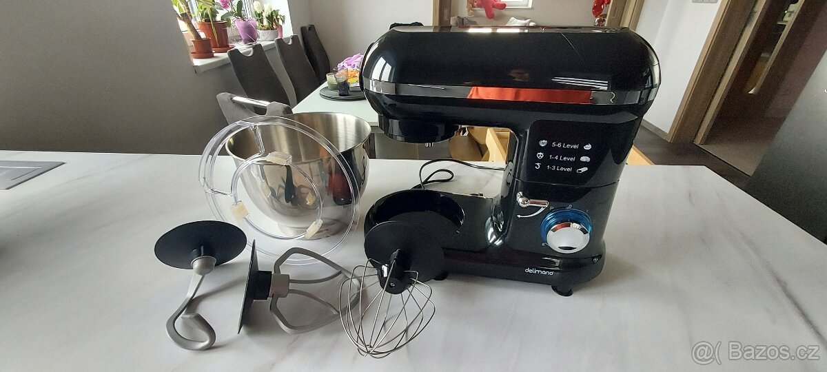 Kuchyňský robot Delimano PRO SM-1519BM černý - 4