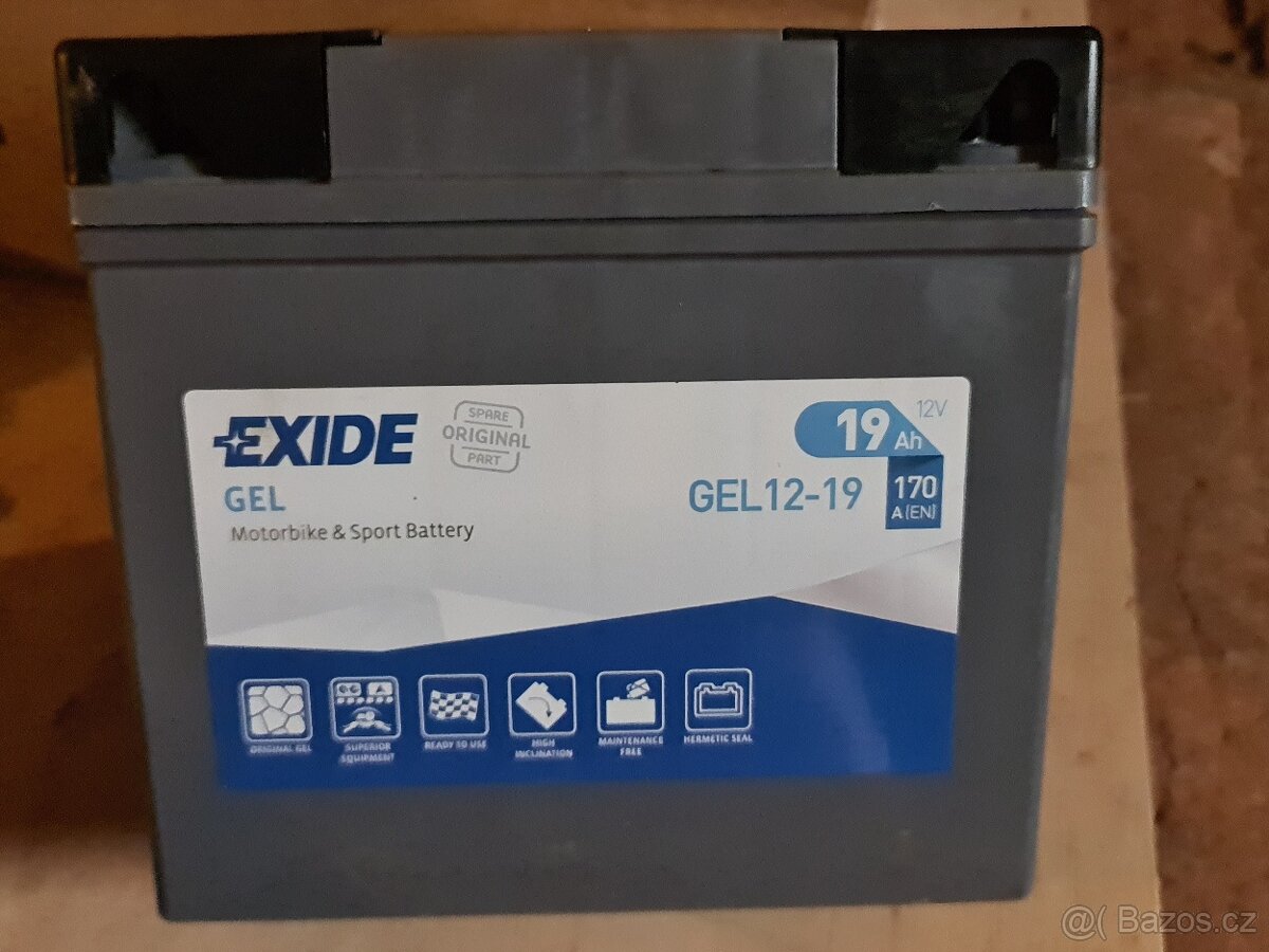 baterie gel Exide - 4