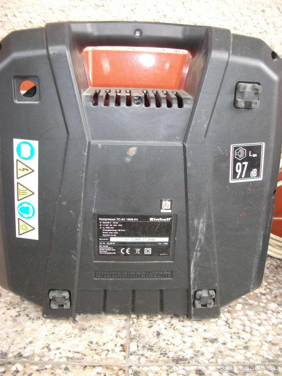 přenosný kompresor 220V + 380V - 4