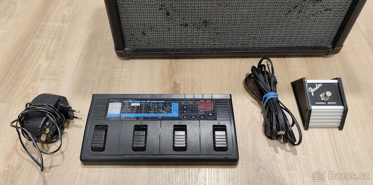 Kytarové kombo, zesilovač Fender M80, efekty ZOOM 1010 - 4