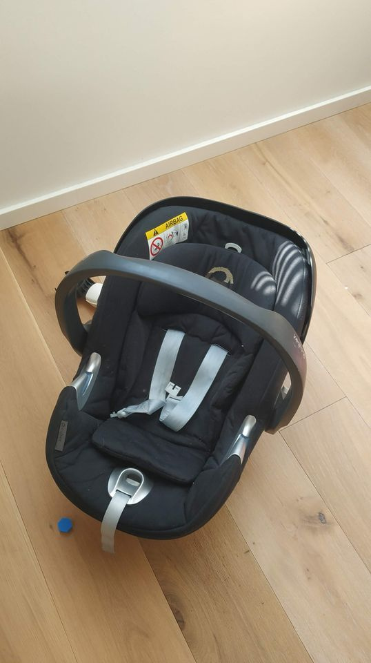 Sedačka Cybex Aton Q Plus, černá, vajíčko - 4