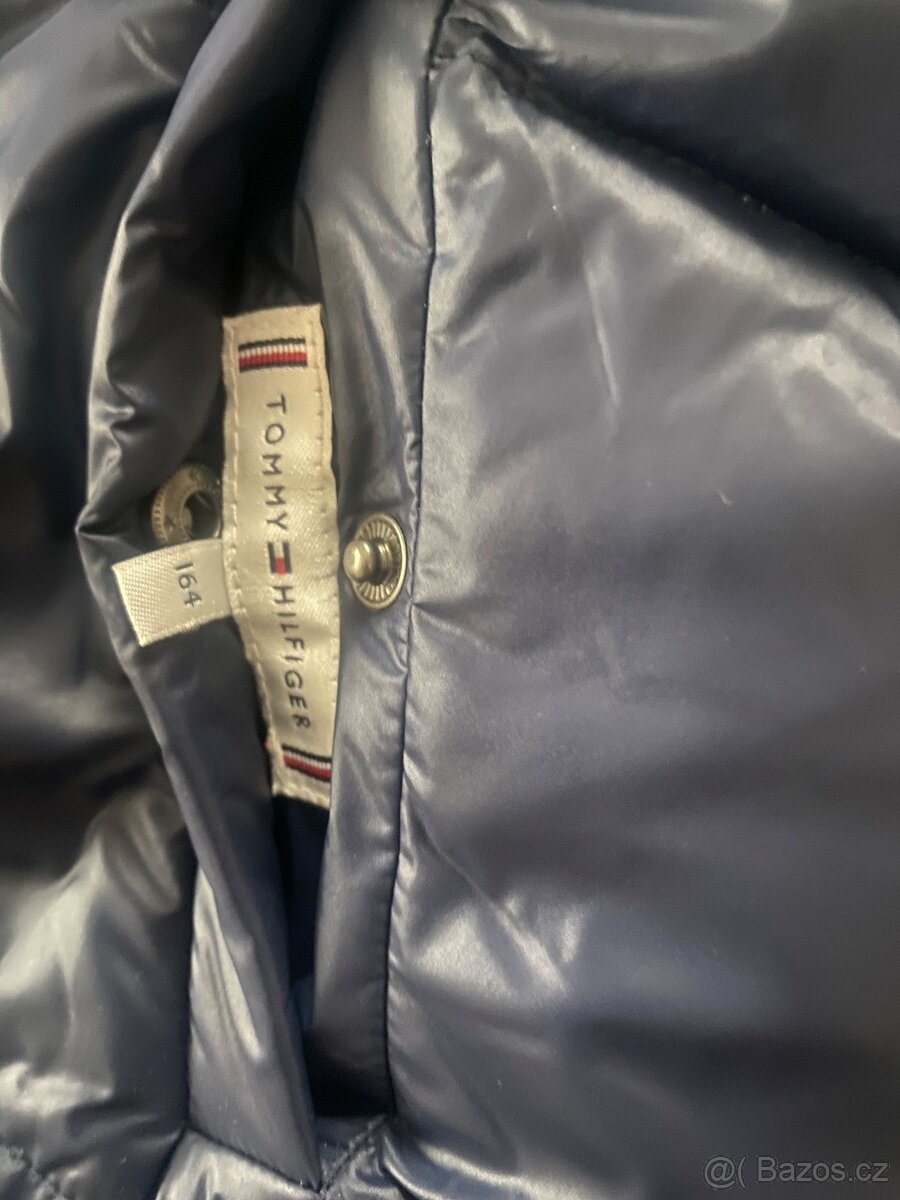 Dívčí /Chlapecká zimní bunda Tommy Hilfiger oboustranná - 4