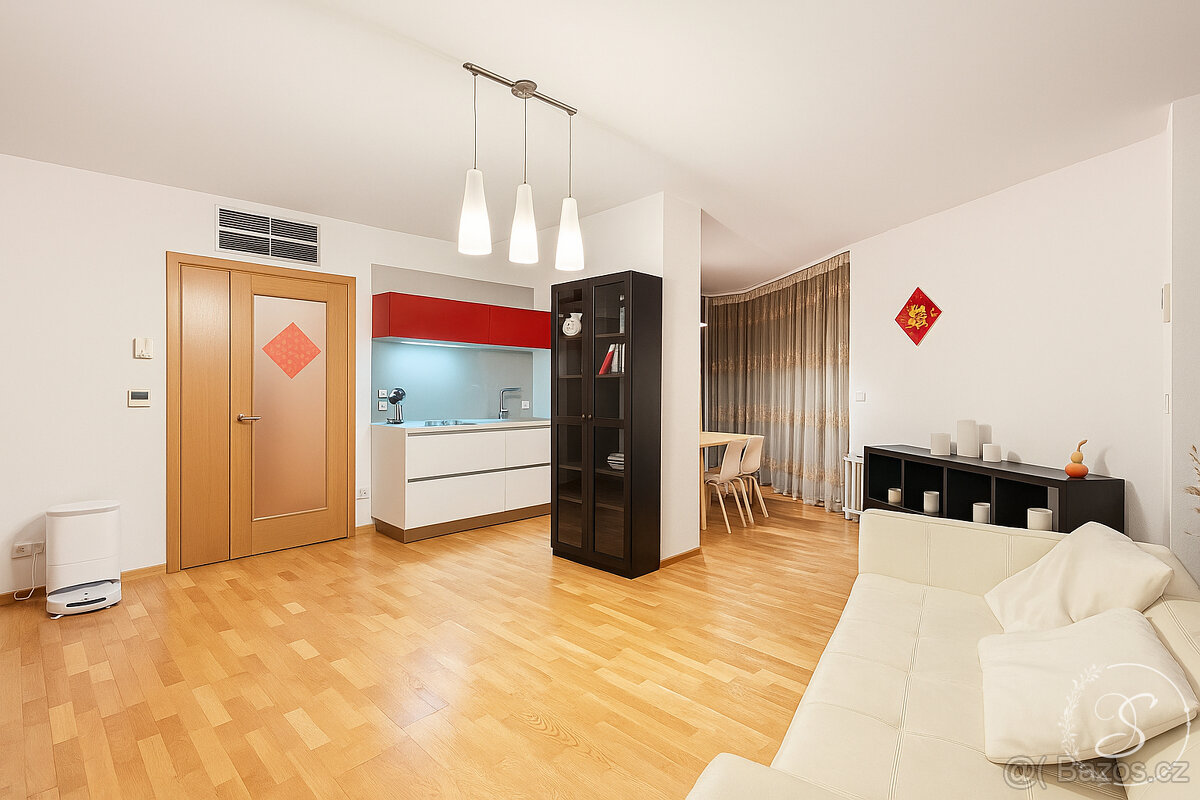 Pronájem bytu 3+kk, 94 m2, Rezidence Central Park, Praha 3 - 4