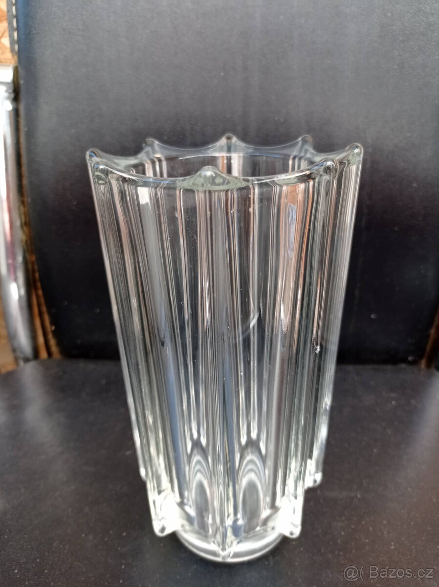 váza z liatinového skla a krištálové - 4
