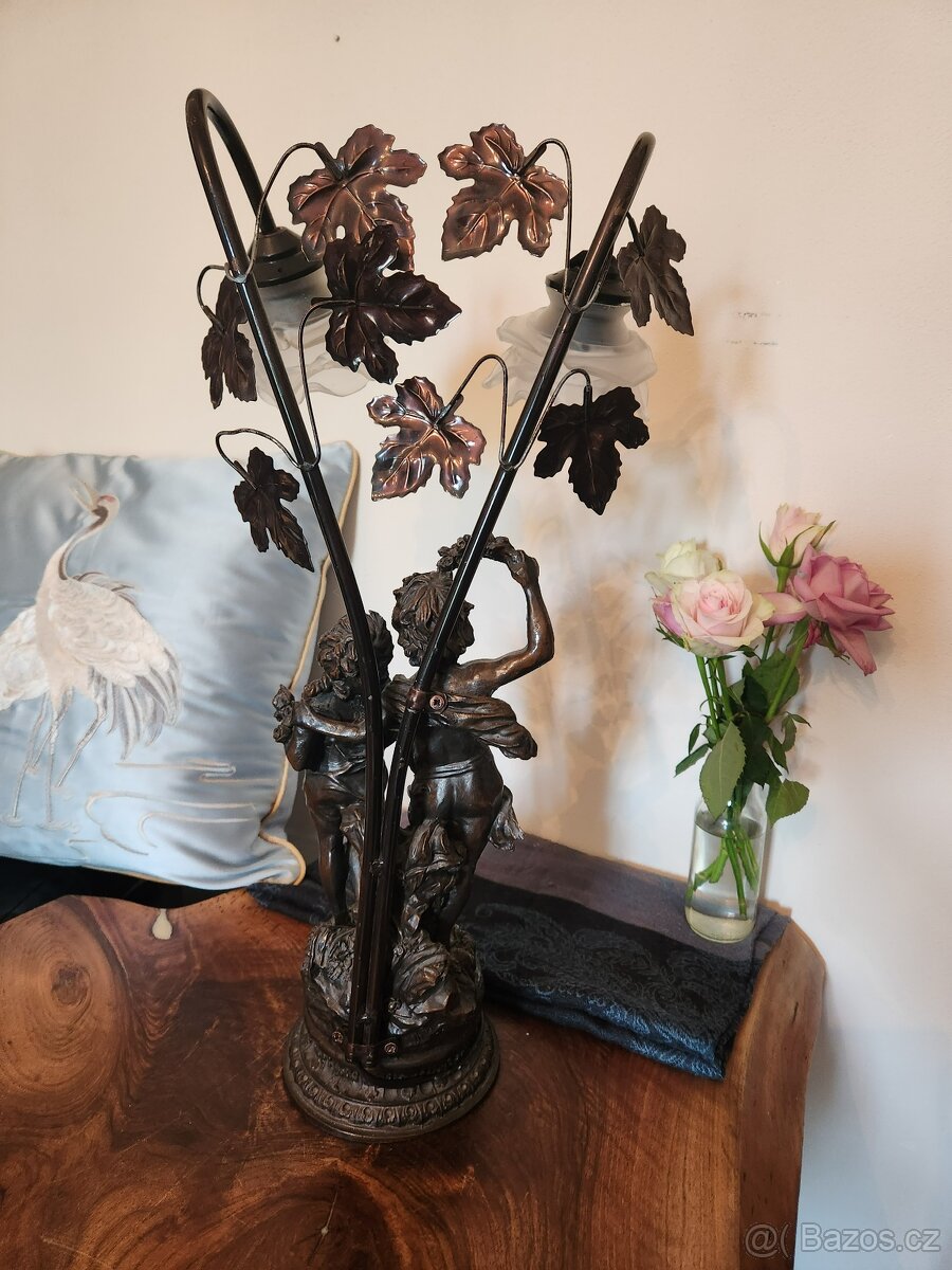 Romantická figurální lampa/lampička - 4
