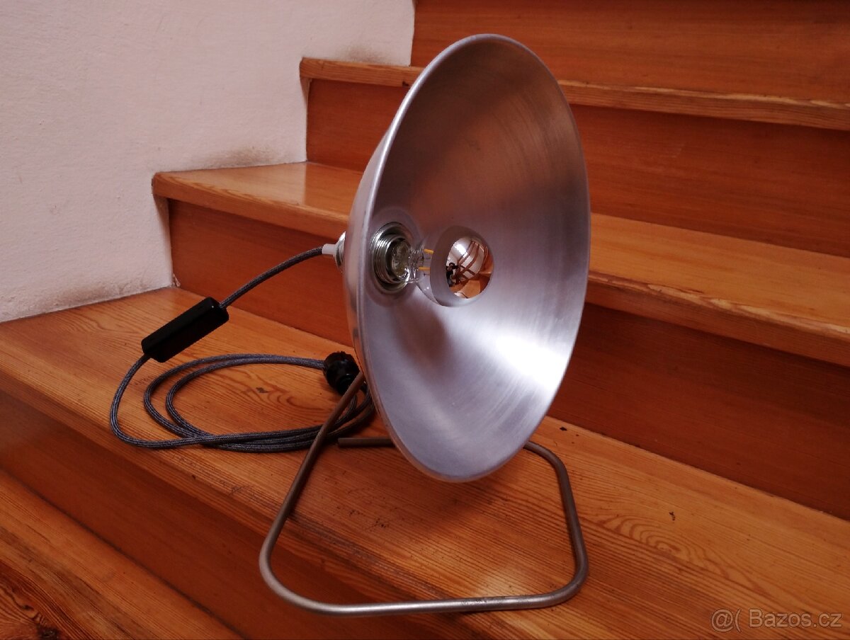 Retro kovová industriální lampa - 4